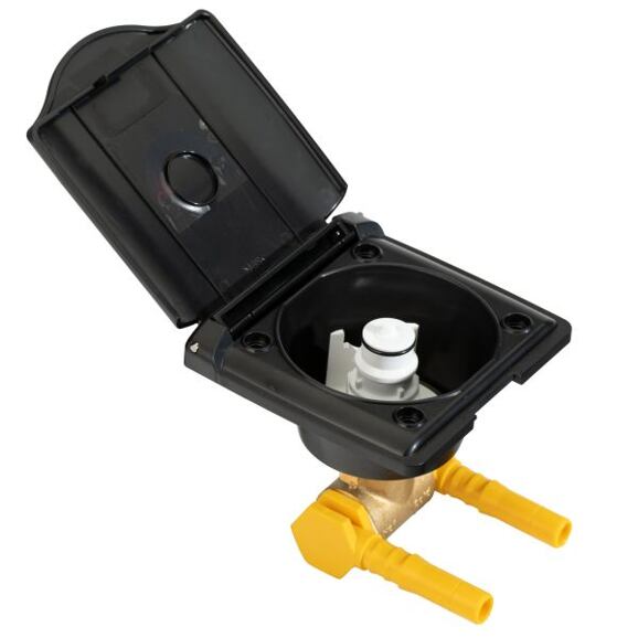 Anschluss für Außendusche LILIE 12 mm schwarz