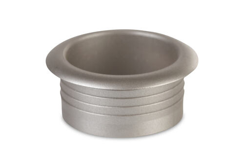 Reimo Möbelgriff Rosette 19 mm, Silber matt