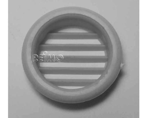 Möbel Lüftungsgitter Reimo grau Durchmesser 32 mm