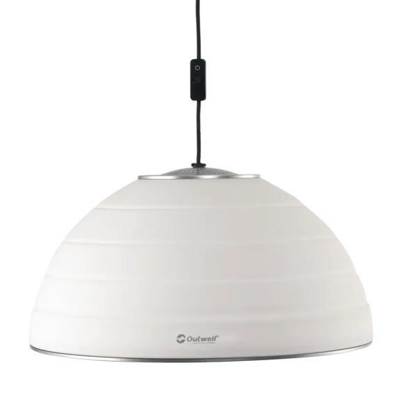 Faltbare LED-Pendelleuchte Outwell Pollux Lux, weiß