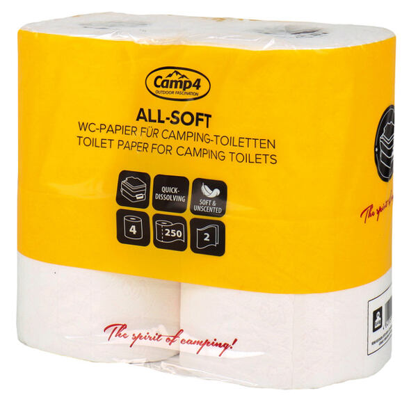 Camp4 All-Soft Papier toaletowy 4 szt.