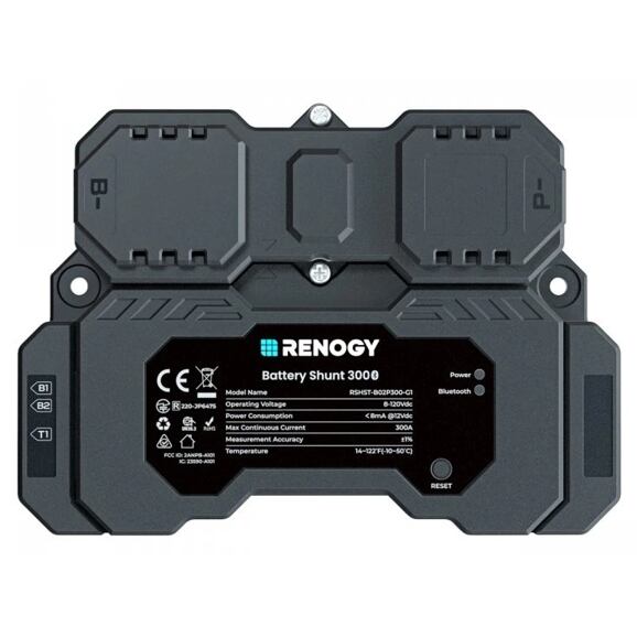 Renogy Smart Shunt 300A Batteriemonitor
