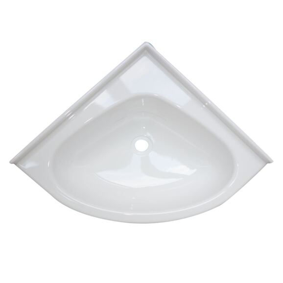 Eckwaschtisch Comet mini 2, 34,5 × 34,5 × 12 cm