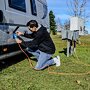 Prodlužovací kabel Brennenstuhl CEE, oranžový – použití v praxi
