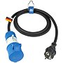Adaptérový kabel AS Schwabe Schuko/CEE – 1,5 m