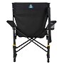 Houpací křeslo GCI Outdoor Comfort Pro Rocker, antracitové – zadní pohled