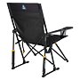 Houpací křeslo GCI Outdoor Comfort Pro Rocker, antracitové – zadní boční pohled
