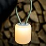 Silikonová kempingová lucerna SUNNYSIDE Floppy, zelená – detailní pohled