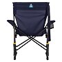 Houpací křeslo GCI Outdoor Comfort Pro Rocker, tmavě modré – zadní pohled