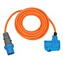 Kabel-mit-CEE-Schuko-Muffe-und-Schuko-Kabelbaum-farbig-orange-Muffe-Teil-2