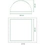 Altán Coleman Event Shelter Pro - rozměry 300 x 300 cm