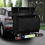 Transportní box pro nosič na tažné zařízení EUFAB - ukázka - otevřené víko