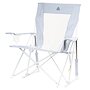Houpací křeslo GCI Outdoor Comfort Pro Rocker XL, světle šedá – profilový pohled