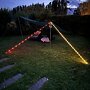 Upínací lano ke stanu EuroTrail s osvětlením - ukázka