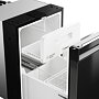 Kompresorová chladnička Dometic NRXD 50C, 12/24 V – pootevřená, boční pohled