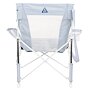 Houpací křeslo GCI Outdoor Comfort Pro Rocker XL, světle šedá – zadní pohled